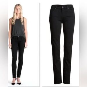 Paige Skyline Skinny Jean in Jet Black